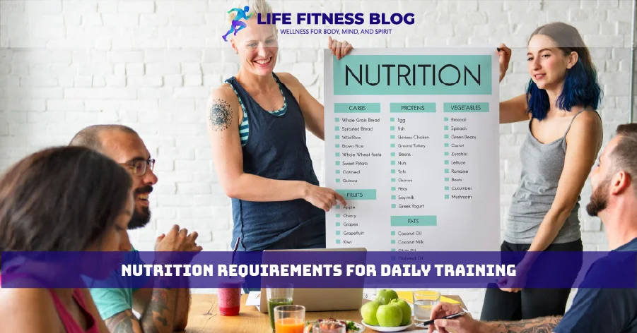  Nutrition Requirements for Daily Training
